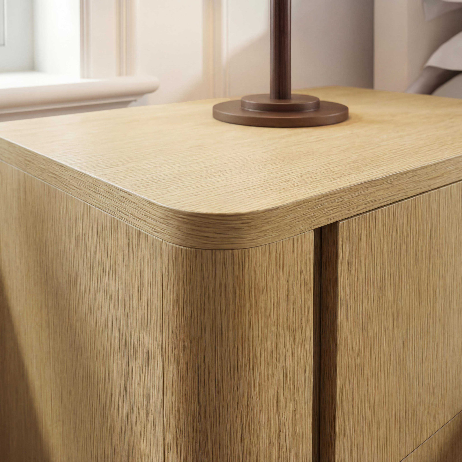 2 - Drawer Nightstand, Natural