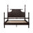 Beckett Natural Queen Solid Wood Low-Profile Bed Frame with Spindle Design-102052724-20238596