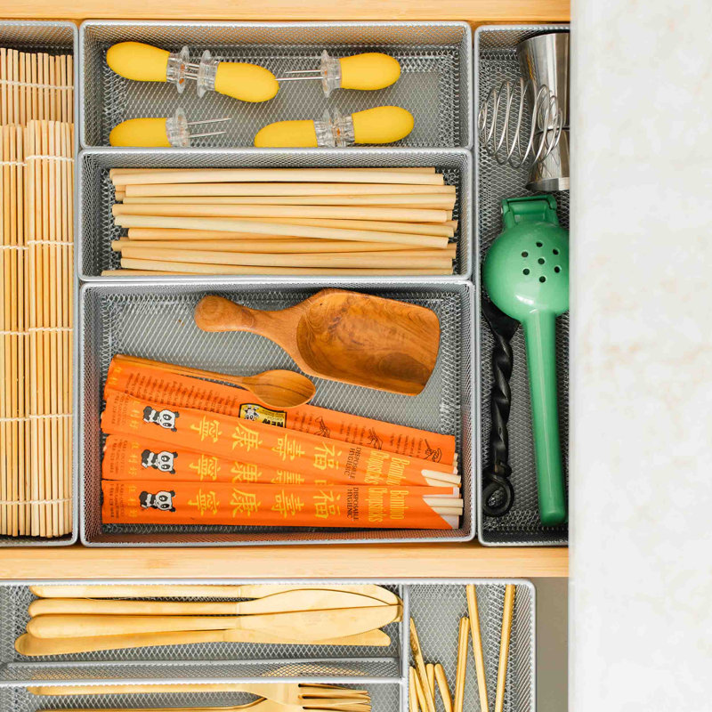 2"H x Drawer Organizer, 2" H x 3" W x 9" D