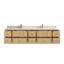 Meuble-lavabo double 84 po avec plateau en quartz Sonoma-102097614
