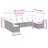 vidaXL Sofa Set with Cushion 9 pcs Grey Poly Rattan-1519001034