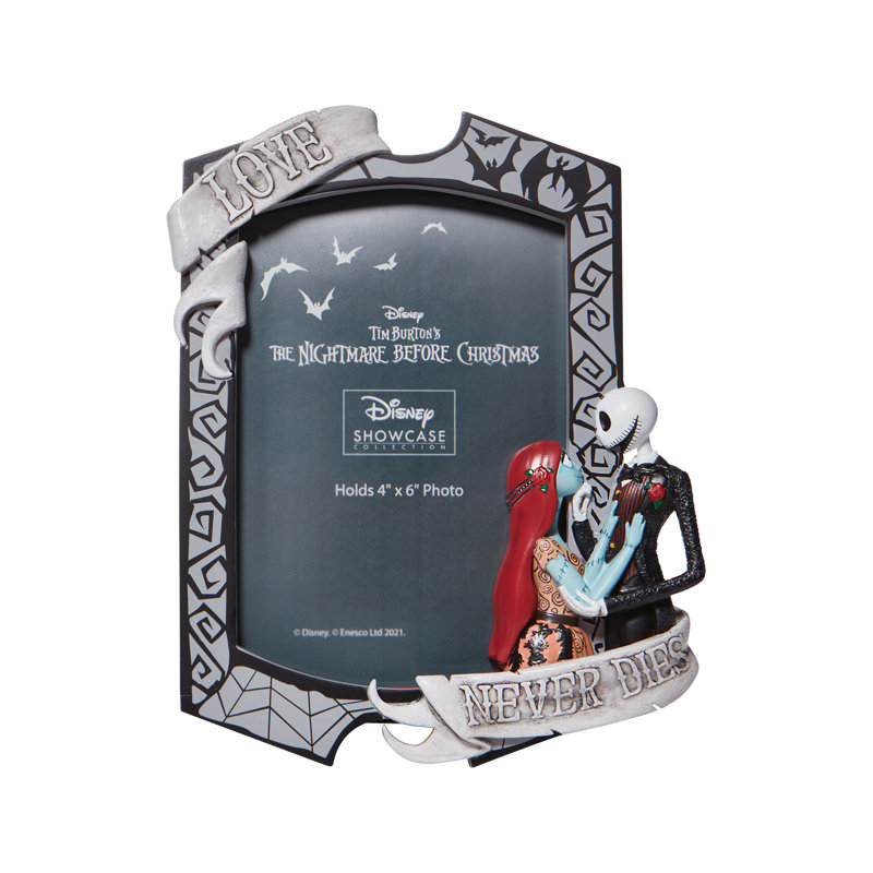 Cadre photo 7,875 pouces Couture de Force Disney The Nightmare Avant Noël Jack and Sally