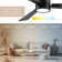 Bali Smart 5-Blade 52in Ceiling Fan 2700K-6000K CCT Selectable LED Light Kit with Remote Control and Hardware with Reversible Blades in Weathered Wood or Works With iOS or Android App