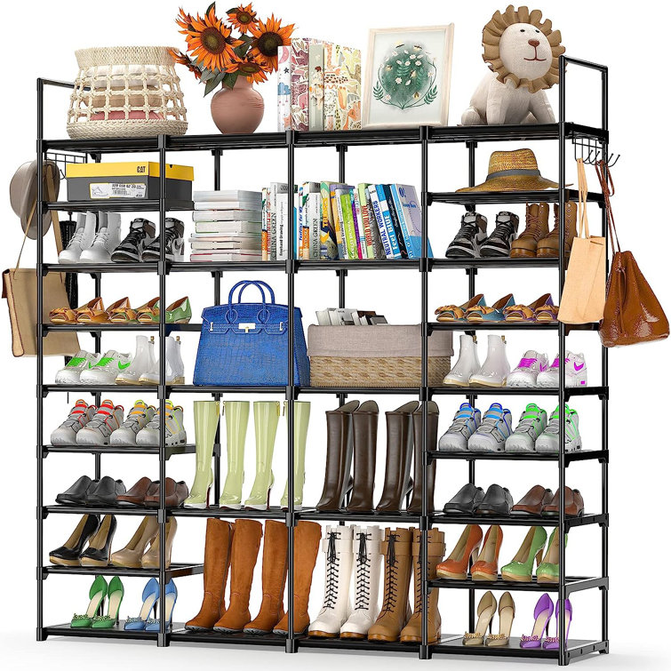 90 Pair Stackable Shoe Rack $50. Organizador De Zapatos Shoe