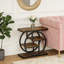 4-Tier Wood End Table With Storage Shelves-2016782458