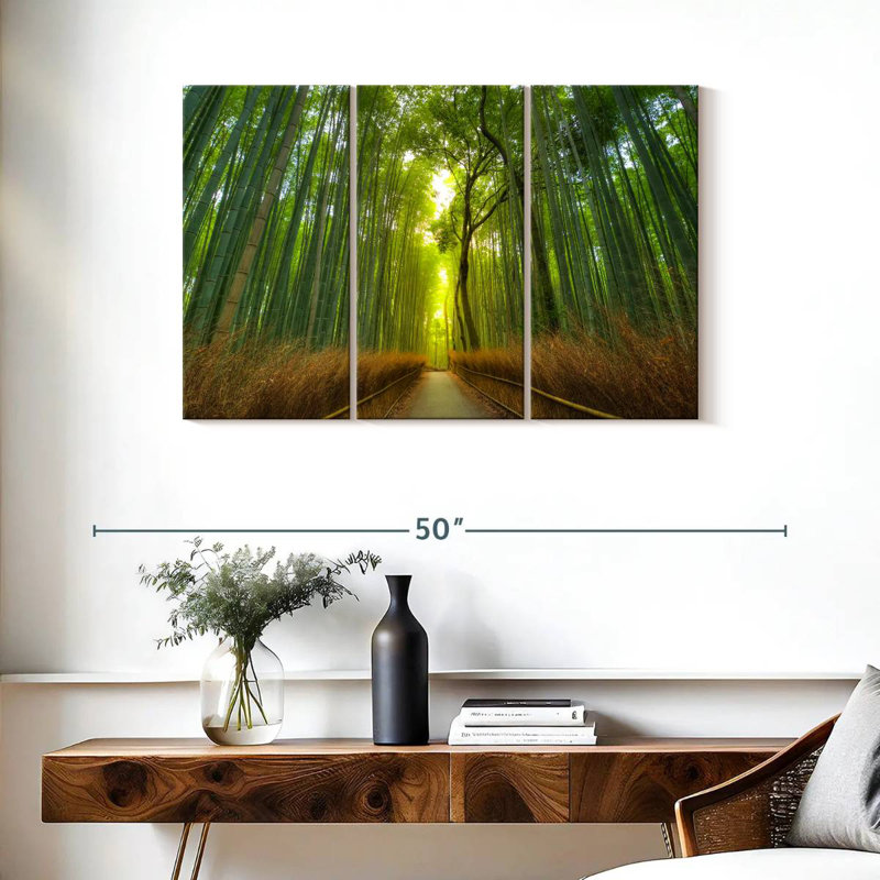 Forêt de bambous Harnek à Arashiyama, H 24 po x l 38 po