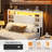Storage Headboard With LED Lights And Charging Station-461723926-461724010