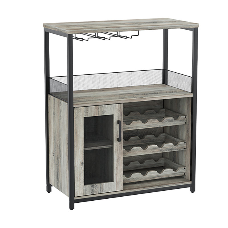 35.1cm Wine Bar, Grey