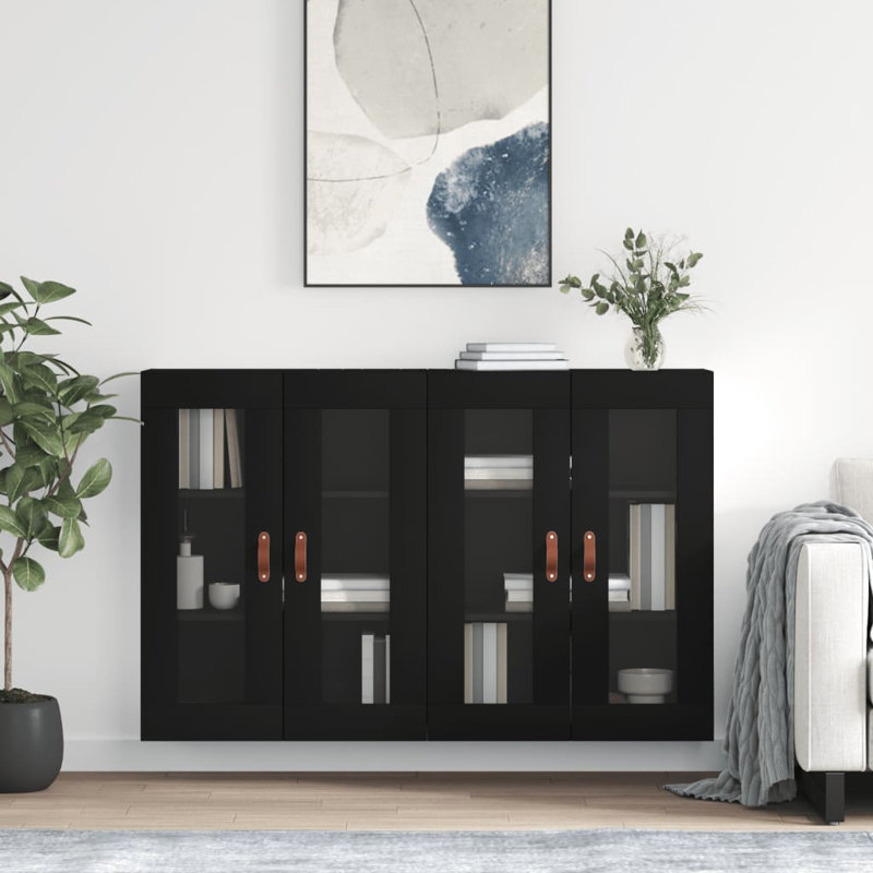 Miljonka Wall Bathroom Cabinet, Black