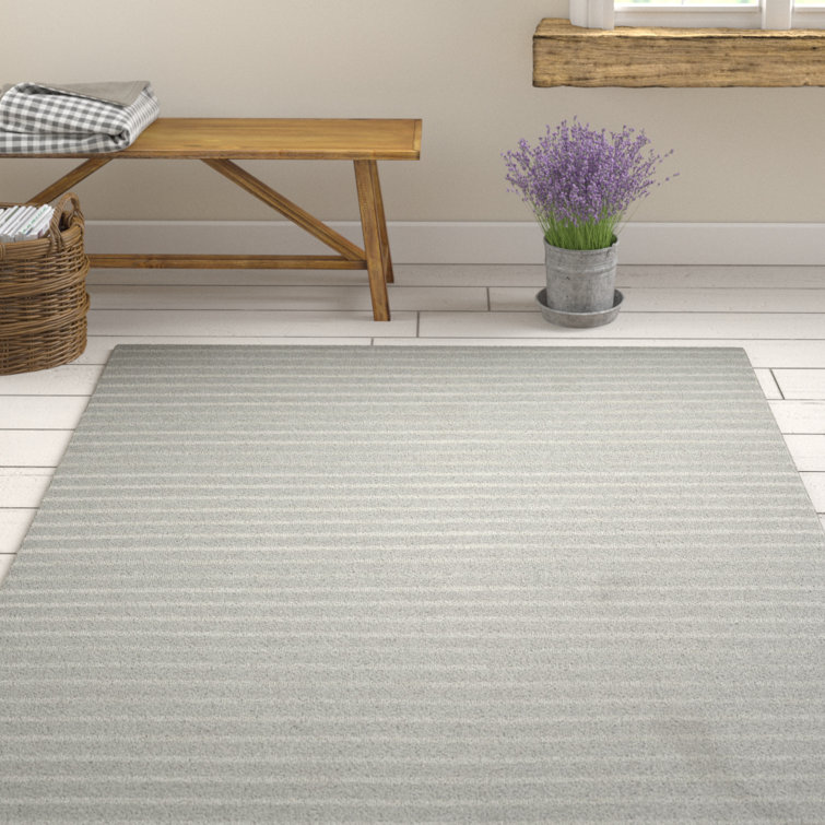Zelda Striped Wool Hand Woven 152cm X 244cm Area Rug