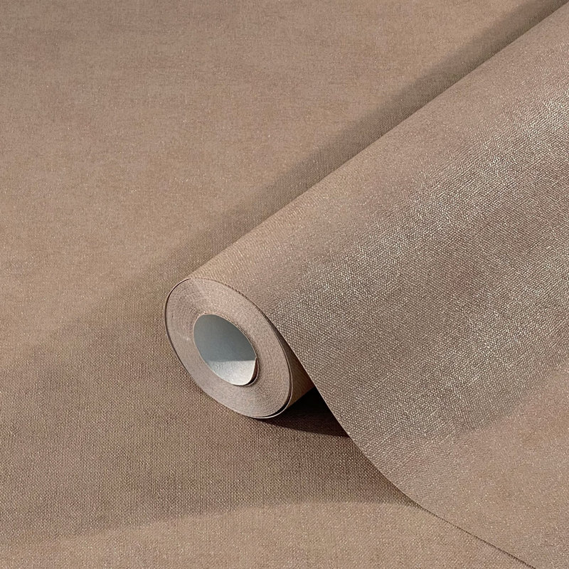 Rouleau de papier peint uni Flora Collection, Rose