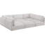 Canapé modulaire réversible de large de 152 po avec repose-pieds Ivanko-87141477
