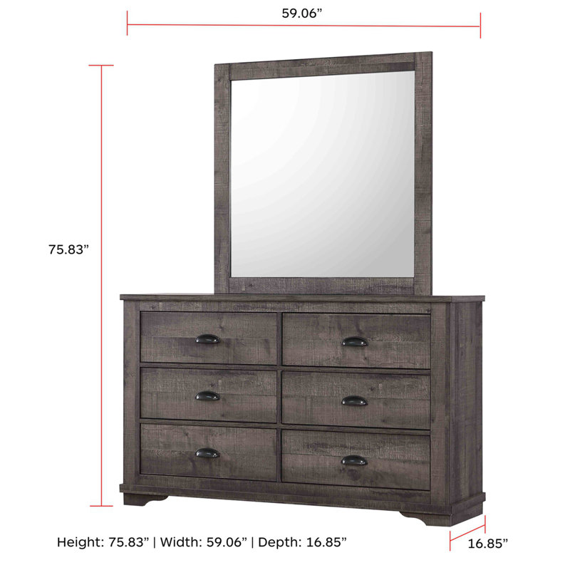 Commode de rangement contemporaine, Gris