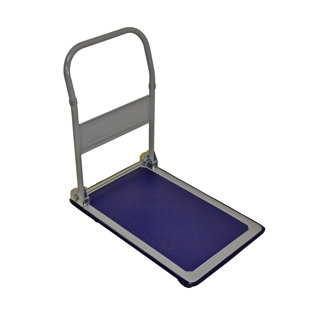 Chariot plateforme à poignée pliante