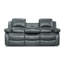 Lowell Faux Leather Reclining Loveseat-716205010-699730691