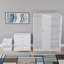 Maybery 3 Piece Bedroom Set (1 Drawer Bedside Chest, 4 Drawer Chest, 3 Door Wardrobe), (5)-633755993