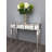 Broussard 112cm Glass Top Console Table