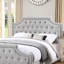1pièce lit double capitonné bouton tête de lit meubles de chambre à coucher-564453600-564453601