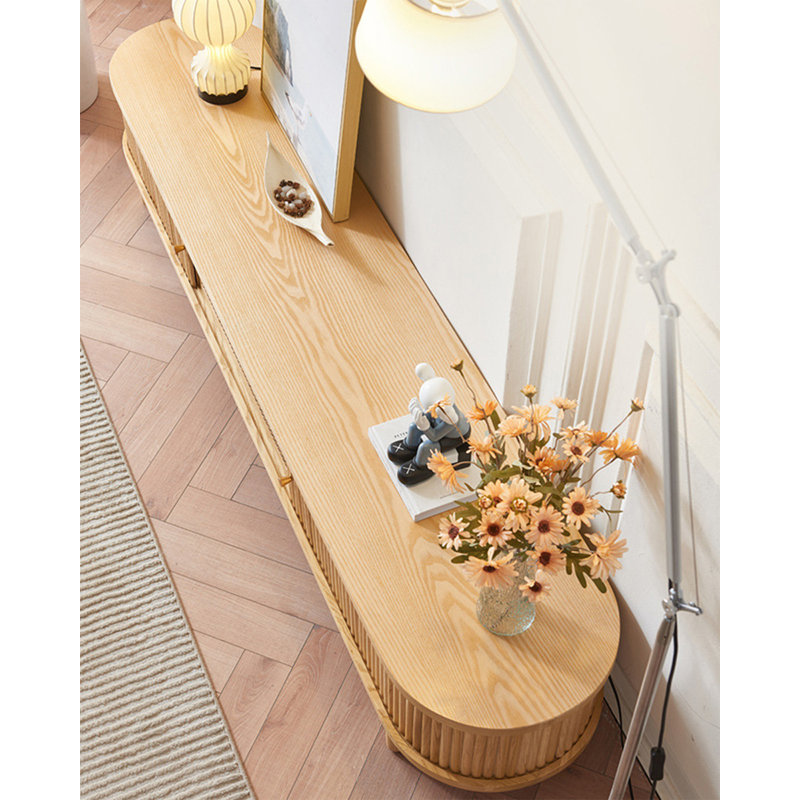 Meuble télé Modern, Burlywood, 14.96" H x 82.68"L x 16.54"W