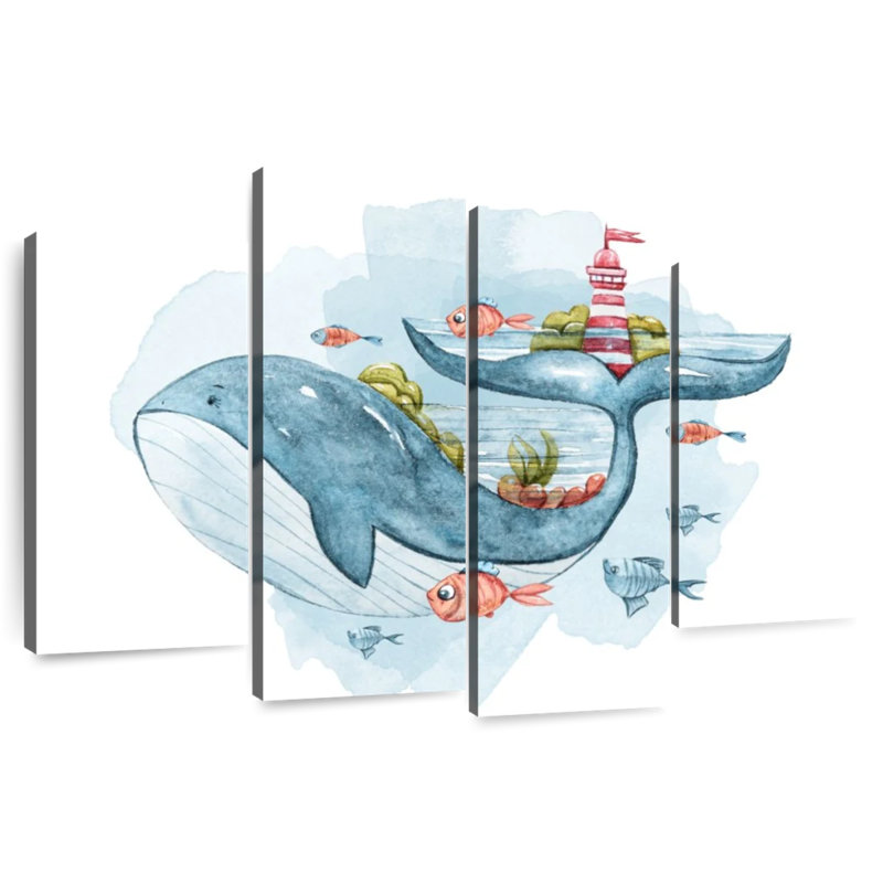 Ashelle Nautical Nursery, 22" H x 36" W