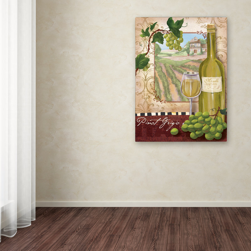 Wine Country II Multicolor Canvas Art 24" x 18"