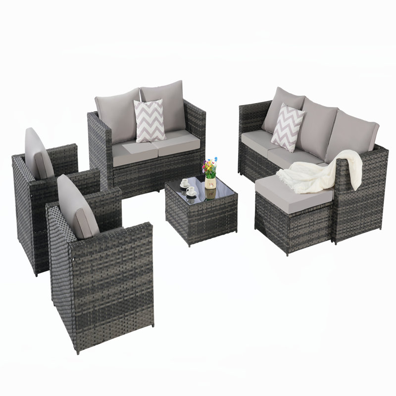 Patio Dining Sets, Light Gray