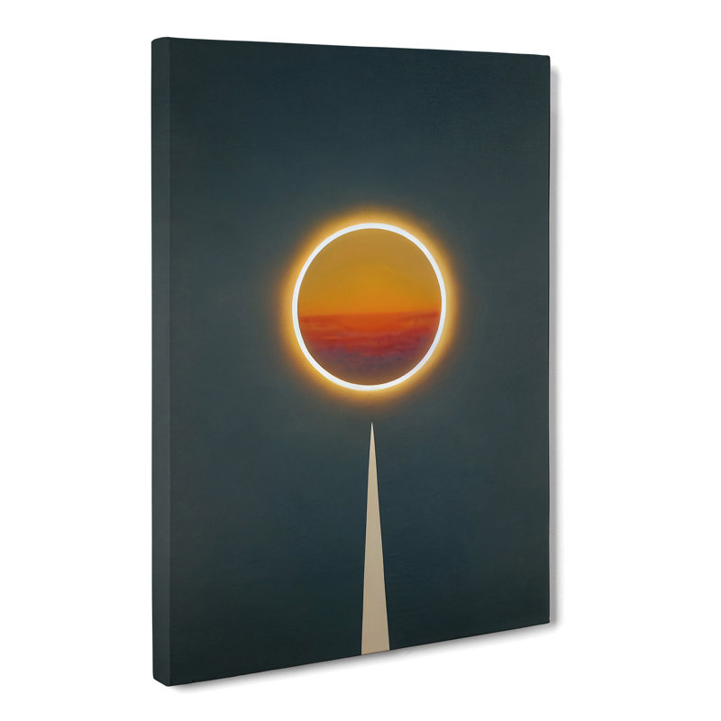 Contemporary Sun Vol.1 - Wrapped Canvas, 50cm H x 35cm W x 3cm D
