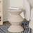 15" Wide Side Table In ABS Plastic With Double-Hourglass Design Michailo Collection-2089582700