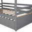 Lit simple en bois avec lit gigogne simple-1464632932