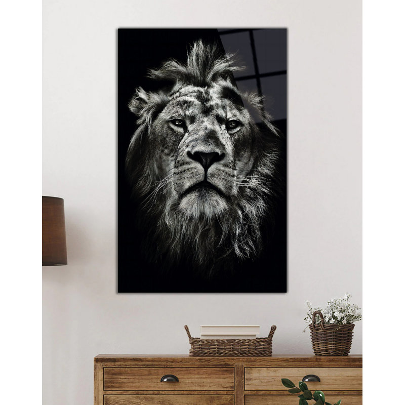 Superbe peinture décorative en verre trempé de 23,6 po x 35,4 po | 100% verre trempé, épaisseur: 0,16 pouce | Parfait pour la décoration intérieure, l'esthétique moderne et l'art mural élégant