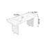 Table de salle à manger simple et durable en rotin d'hévéa-1530469880-1530469882