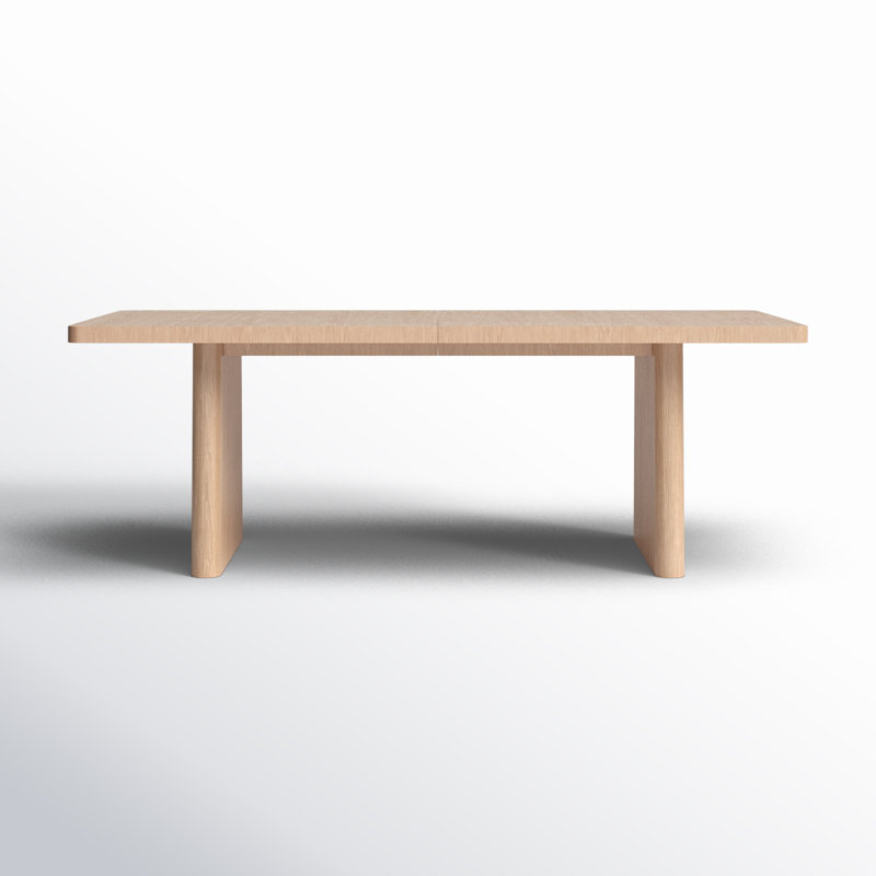 Bonafide Extendable Oak Solid Wood Dining Table