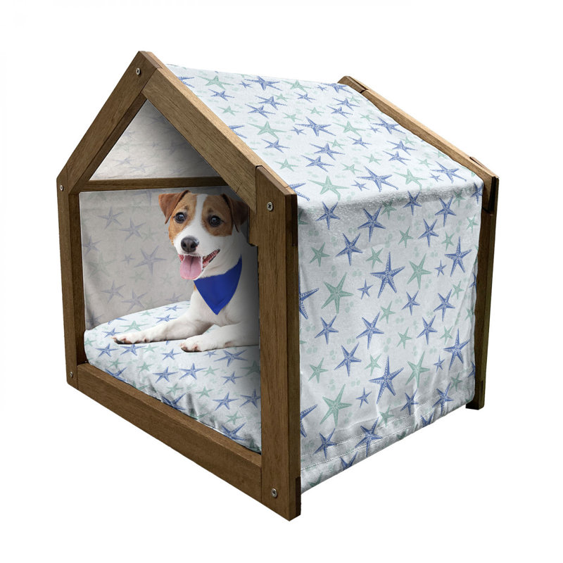 Niche pour chien en bois, H 25,59 po x l 29,53 po x P 21,65 po