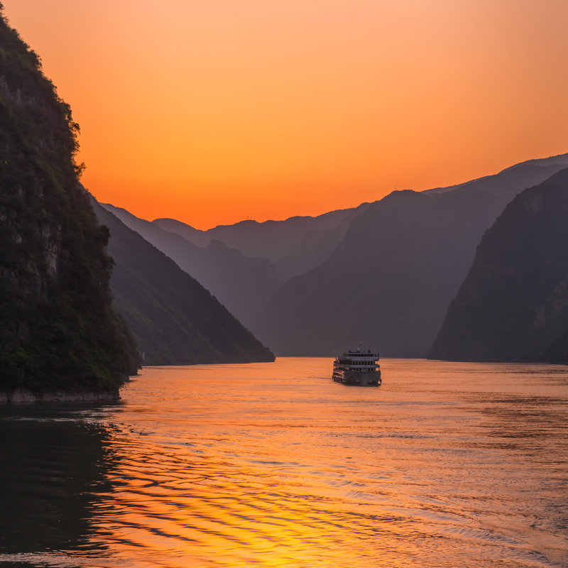 Yangtze River by ARUBA48 - Wrapped Canvas Print, 30cm H x 30cm W