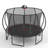 12FT Trampoline Pumpkin- Black Red