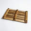 Tapis en bois de teck antidérapant Petties-537128534