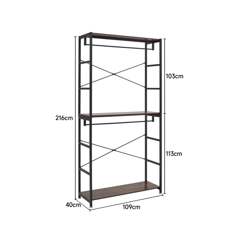 Sifert 276.86cm Clothing Rack