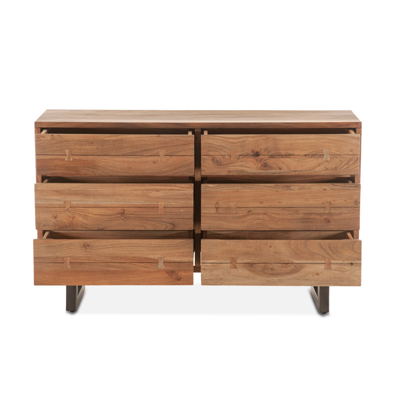 Commode Glenwood en acacia fumé