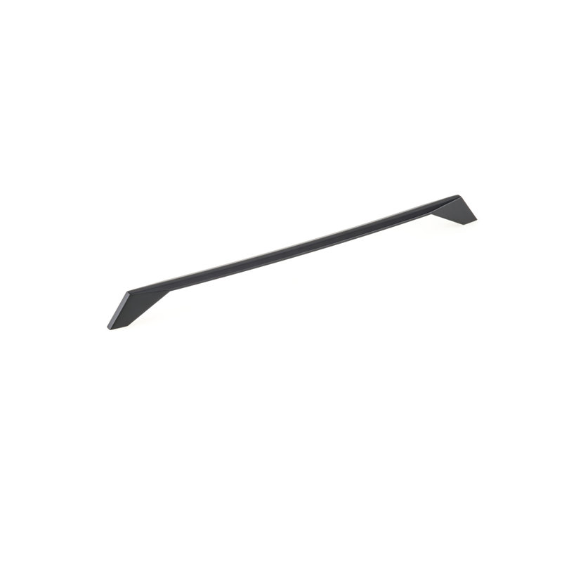 Poignée de type barre en métal, Noir mat, 12 5/8"