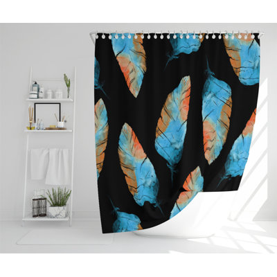 Bukovany Polyester Shower Curtain Set