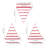 18 Piece Triangle Metal Bracket Shelf-80133809