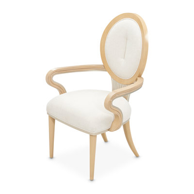 Camellia Field Dining  Arm Chair - Caramel