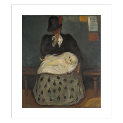 Inheritance by Edvard Munch -Framed Giclee Print