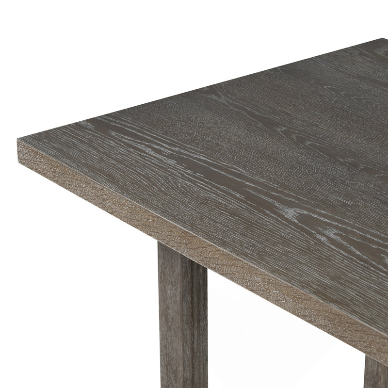 Ensemble de salle à manger 6 pièces avec table à tréteaux 6 pièces, Gris