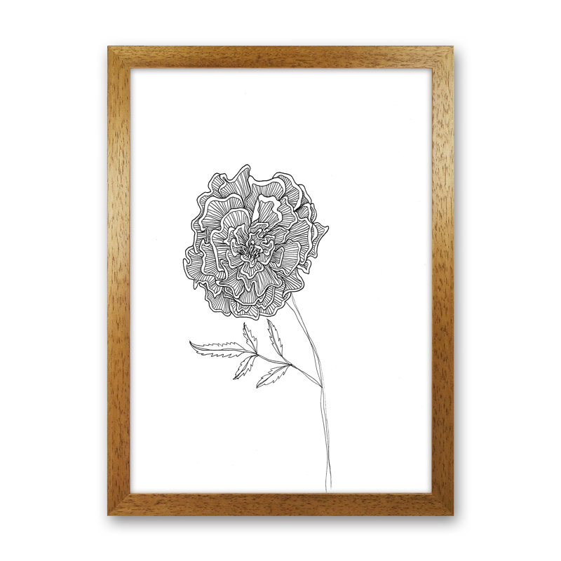 Marigold by Carissa Tanton - Print, Oak Framed, 88cm H x 64cm W x 3cm D