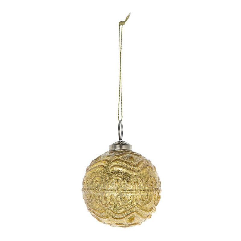 Ornement boule en verre traditionnel