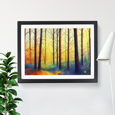 A Watercolour Spring Forest - Single Picture Frame Painting