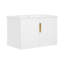Meuble-lavabo de salle de bain vintage 30 po avec lavabo en céramique, lavabo simple en céramique à 3 trous, meuble-lavabo avec 2 portes à fermeture douce