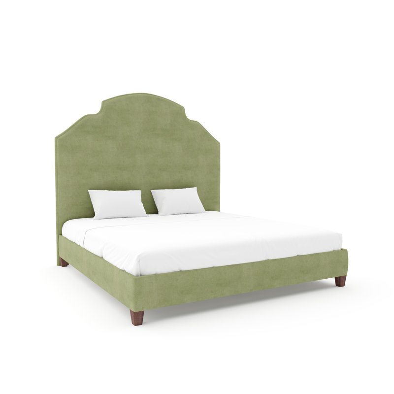 Lit Leland avec rails de 9 po, Espresso, Maestro Ultra en toile de jute performance, Lit simple