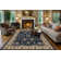 Tapis oriental en denim 1426 Weiser